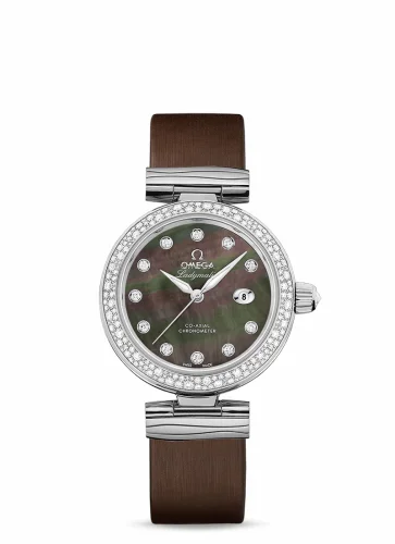Omega LadyMatic Co-Axial 34 Stainless Steel / Diamond / Grey MOP 425.37.34.20.57.004 (42537342057004)